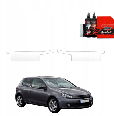 Folje mbrojtëse pragjesh Grizzprotector Bodyshield, transparente, për Volkswagen Golf 6 Hatchback 3D