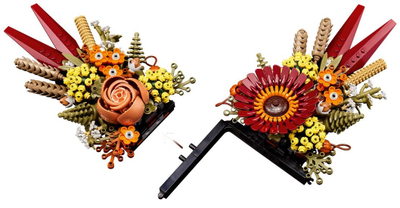 Set LEGO Icons Dried Flower Centerpiece 10314, model dekorativ, shumëngjyrësh