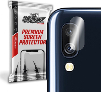 Mbrojtës kamere GrizzGlass Hybrid Glass Samsung Galaxy A40, paketim me 2 copë, transparent