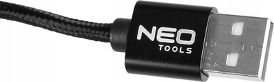 Kabllo USB NEO Tools, USB A në USB C, 2 m, najlon