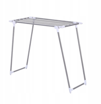 Tharëse rrobash FALLA për vaskë, 40 cm, çelik inox, e bardhë