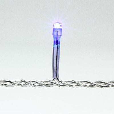 Drita dekorative për bredh pa model, 100 LED, blu