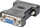 Adapter Goobay DVI në VGA, 12+5 pin, DSub, i zi