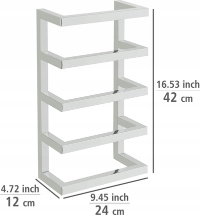 Mbajtëse peshqirësh WENKO Fondiro, inox, për mur, argjendtë