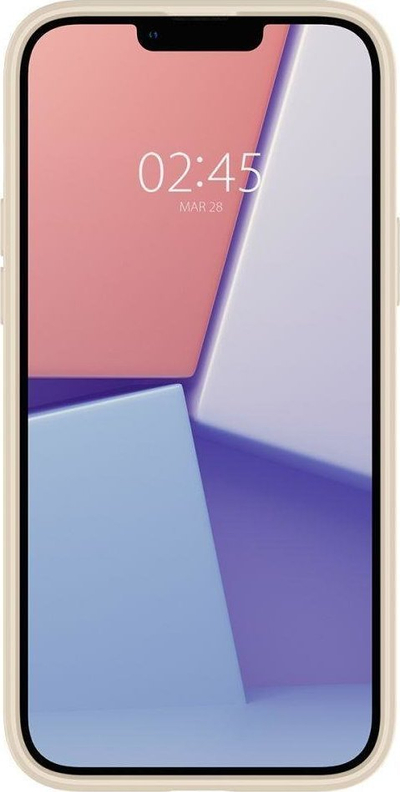 Kopertinë Spigen Ultra Hybrid për iPhone 14 Plus, TPU dhe polikarbonat, bezhë rëre
