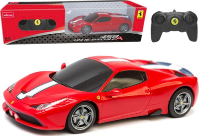 Makinë me telekomandë Rastar Ferrari 458 Speciale, shkalla 1:24, 2.4GHz, e kuqe