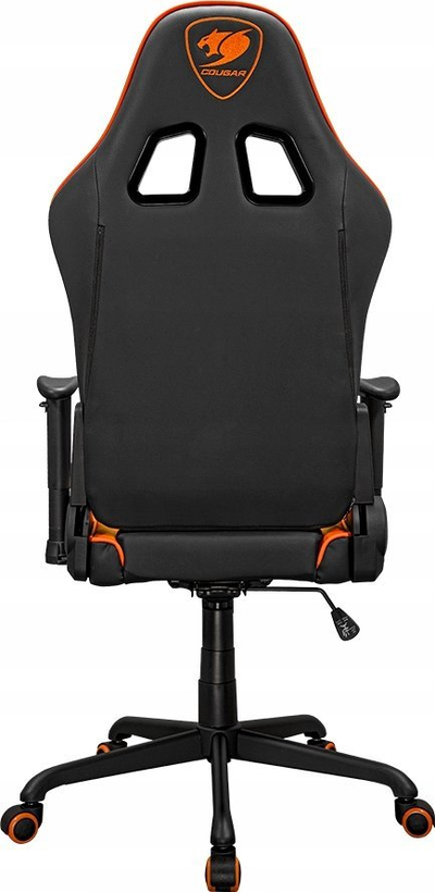 Karrige gaming Cougar ARMOR Elite, mban deri 120kg, lëkurë sintetike, e zezë me portokalli