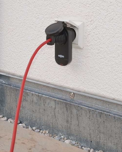 Set priza me telekomandë Brennenstuhl Comfort Line, 2x prizë e jashtme IP44, 25m, gri