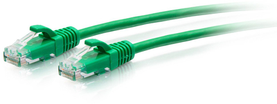 Kabllo rrjeti UTP Cat6a Slim, 1 ft, 10Gbps, jeshile