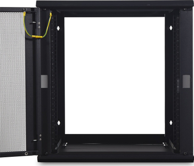 Ѕиден кабинет за мрежа APC NetShelter 12U, со една шарка, длабочина за сервер, црн
