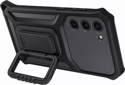 Këllëf telefoni Samsung Rugged Gadget për Galaxy S23+, i zi