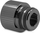 Adaptor uji EK Water Blocks EK-Quantum Torque Push-In M14, bronz me nikeli, i zi