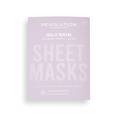Set i maskave për fytyrë Revolution Skincare Biodegradable