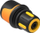 Lidhës i shpejtë uji Fiskars Quick Coupling FS1027071, 3/8", portokalli