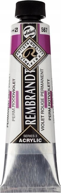 Ngjyrë akrilike Rembrandt Perm. Red Violet, 40ml, tub metal, vjollcë e kuqërremtë