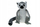 Lodër pelushi Dubi Zoo Lemur, 28 cm, gri bardh e zi
