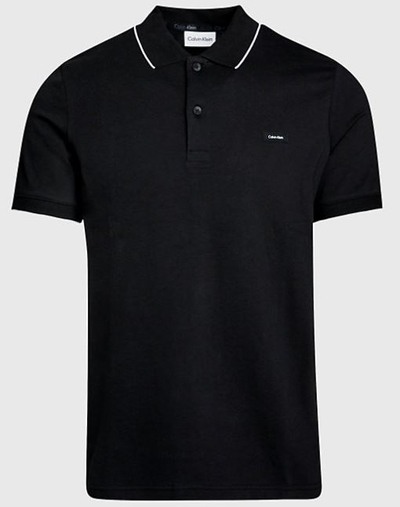 Maicë për meshkuj Calvin Klein Slim Fit, e zezë