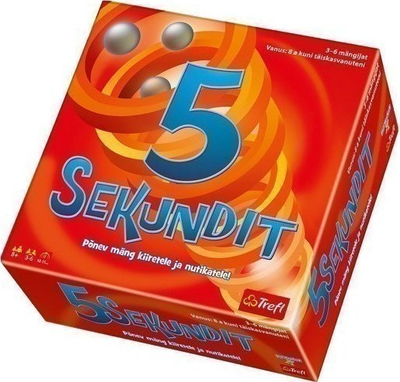 Lojë shoqërore Trefl 5 Seconds, 3 6 lojtarë, për të rritur, me ngjyra