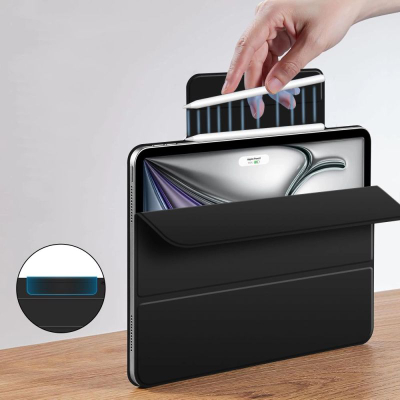 Заштитна маска за таблет Tech-Protect SmartCase Magnetic, за iPad Air 13", 2024-2025, црна