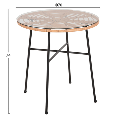 Set kopshti 3-pjesësh Allegra (HM10477), bezhë/ zezë