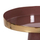 Komodinë anësore Latur Φ30,5x39-42Hcm (HM4250.06), kuqe/ ari