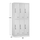 Dollap  Metalik Me 6 Kabinete Dhe Kasafortë 90x45x185cm (HM5546)
