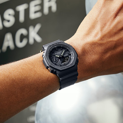 Orë për meshkuj Casio WatchFashion watchesDetail: hCA4372 G-Shock Original Carbon Core Guard GA-2140RE-1AER, e zezë