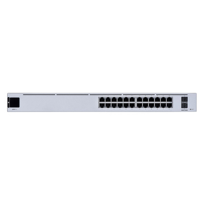 Switch rrjeti Ubiquiti UniFi USW-PRO-24, 24 porta Gigabit, i menaxhuar L2/L3, argjendtë