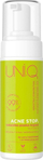 Shkumë pastruese fytyre Uni.q Acne Stop, 150 ml, 99% natyrale, për lëkurë me akne