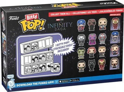 Figurina koleksionuese Funko Bitty POP Marvel Infinity Saga 4 Pack, set me 4 personazhe, shumëngjyrëshe