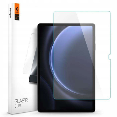 Xham mbrojtës Spigen Glas.tR Slim për Galaxy Tab S9 FE+ 12.4", 0.2 mm, transparnet