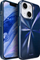 Këllëf telefoni LAUT Huex Reflect, për iPhone 14 Plus, anti-gërvishtje, blu navy