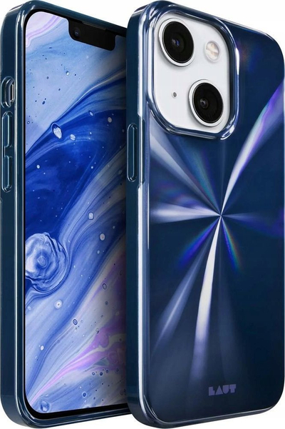 Këllëf telefoni LAUT Huex Reflect, për iPhone 14 Plus, anti-gërvishtje, blu navy