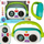 Lodër muzikore Bam-Bam Music Toy Silicone Bamboo Puzzle, aktivitet, 18m+