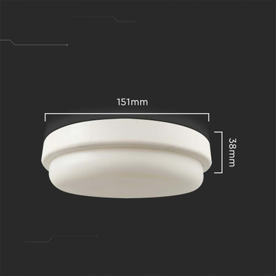 Plafonierë LED V-TAC VT-8095 10196, 12W, e bardhë