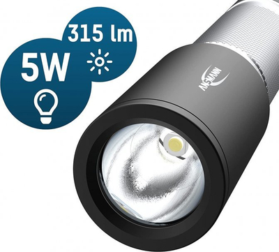 Dritë dore ANSMANN Daily Use LED Torch 300B, LED, me bateri C, e zezë