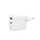 Karikues universal Gembird GaN, USB 2 porte, PD QC 3.0 65W, i bardhë