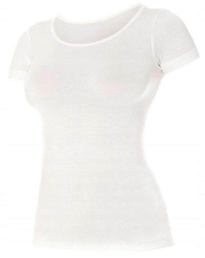 Maicë termoaktive për femra Brubeck Comfort Wool, XL, e bardhë