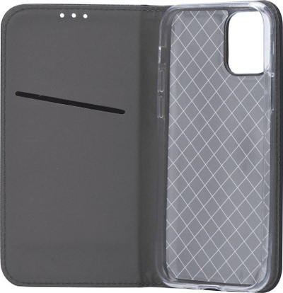 Këllëf libri Smart Case për Realme 7 Pro, me magnet, me xhep karte, i zi