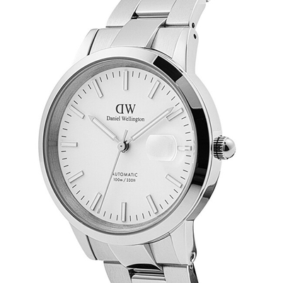Orë burrash Daniel Wellington Iconic Automatic 40 Link DW00100754, e argjendtë