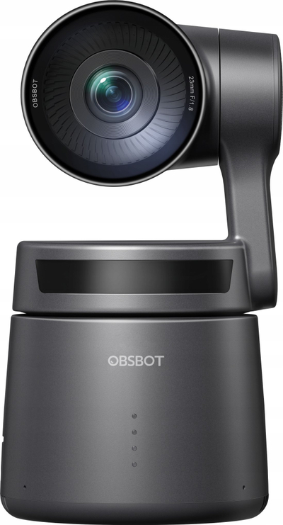 Kamerë streaming OBSBOT Tail Air, 4K PTZ, AI tracking, e zezë