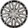 Kapakë rrotash Versaco Dakar NC 11282, 17", set, zi gri