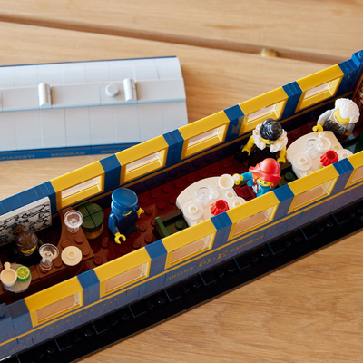 Set ndërtimi LEGO Ideas The Orient Express Train, model tren klasik, për ekspozim, shumëngjyrësh