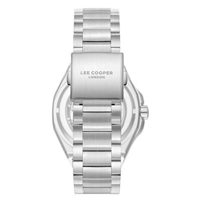 Ora dore Lee Cooper LC08368.300, mekanike, 44mm, argjendi
