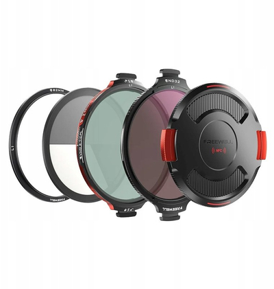 Filtro fotografik Freewell Real Locking All Day Kit, variabël ND CPL, 82mm, i zi