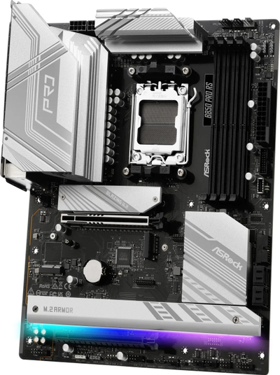 Pllakë amë ASRock B850 Pro RS WiFi 6E, AMD AM5, DDR5, ATX