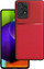 Mbrojtëse telefoni Noble për Xiaomi Redmi Note 12 5G, kapak i fortë, me teksturë që s’rrëshket nga dora, e kuqe