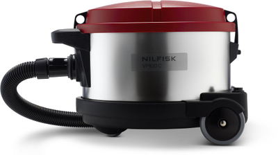 Fshesë industriale Nilfisk VP930 C, 760W, 15L, argjendtë me të kuqe