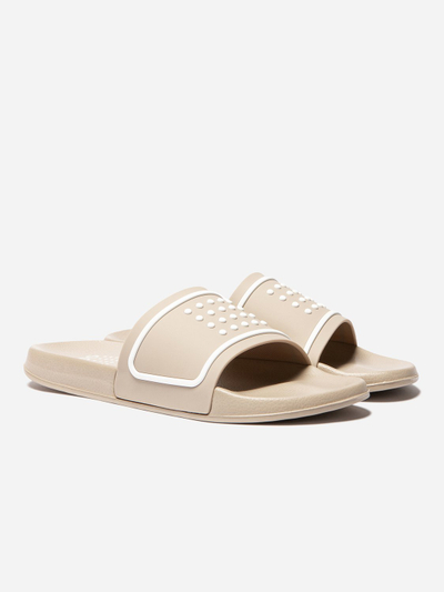 Shapka Abeba Footwear, rrip i gjerë, bezhë