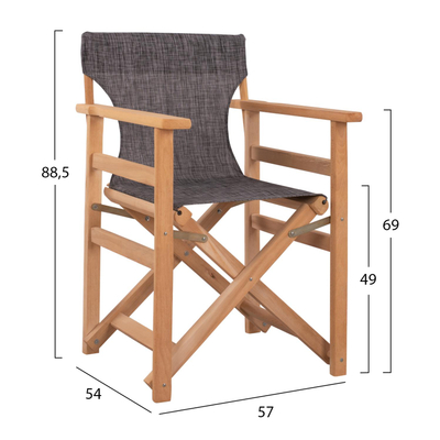 Karrige Limnos HM10543.10 57×54×88,5 cm, gri